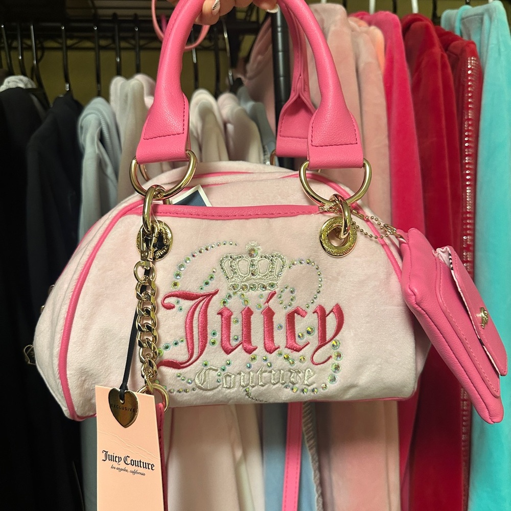 Juicy Couture Pink Handbag Dreamy Satchel